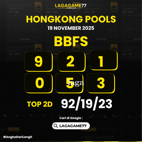 PREDIKSI HONGKONG POOLS 19 NOVEMBER 2025