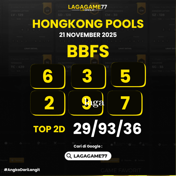 PREDIKSI HONGKONG POOLS 21 NOVEMBER 2025