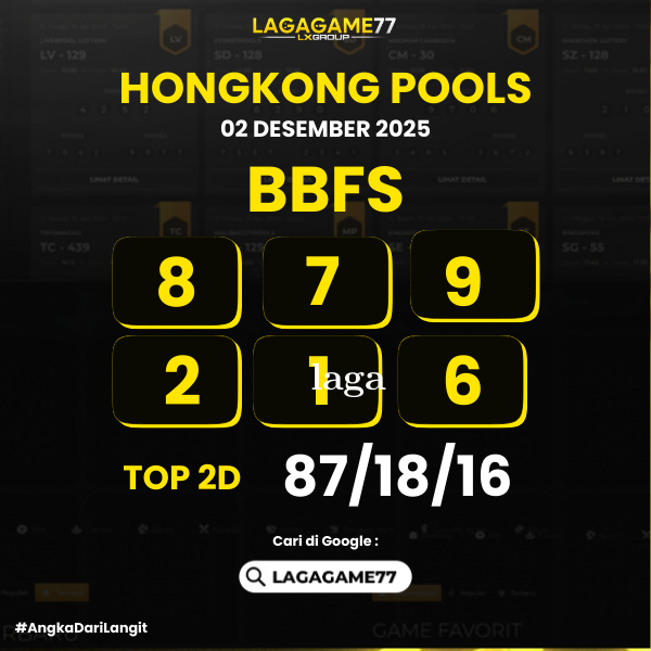 PREDIKSI HONGKONG POOLS 02 DESEMBER 2025