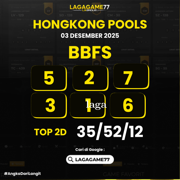 PREDIKSI HONGKONG POOLS 03 DESEMBER 2025
