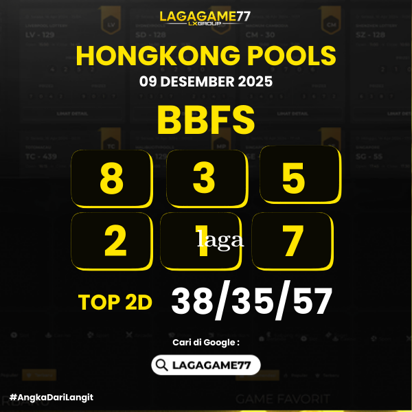 PREDIKSI HONGKONG POOLS 09 DESEMBER 2025