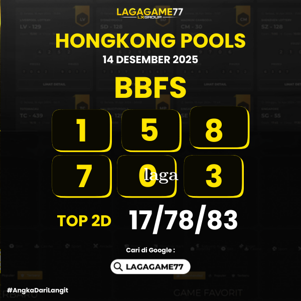 PREDIKSI HONGKONG POOLS 14 DESEMBER 2025
