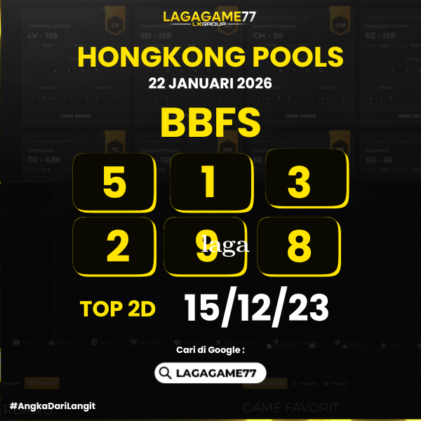 PREDIKSI HONGKONG POOLS 22 JANUARI 2026