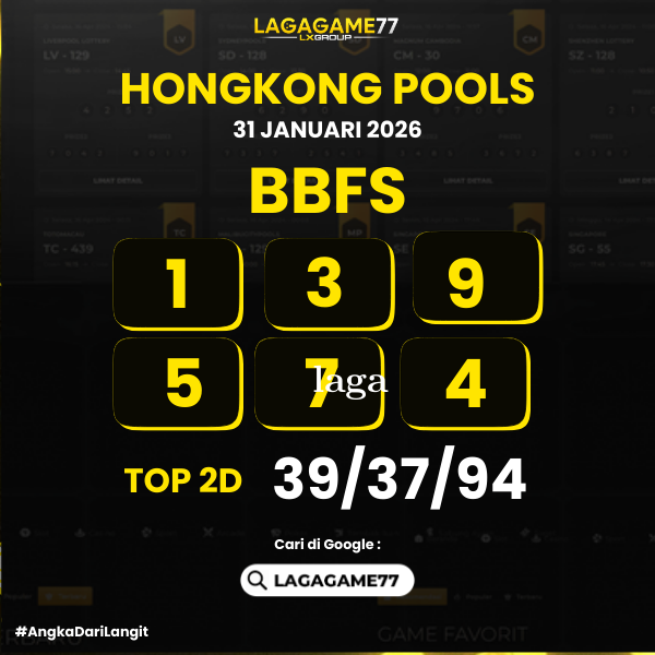 PREDIKSI HONGKONG POOLS 31 JANUARI 2026