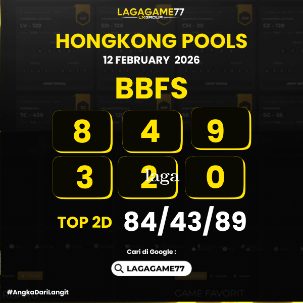 PREDIKSI HONGKONG POOLS 12 FEBRUARY 2026