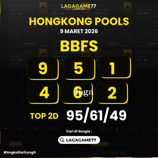 PREDIKSI HONGKONG POOLS 9 MARET 2026