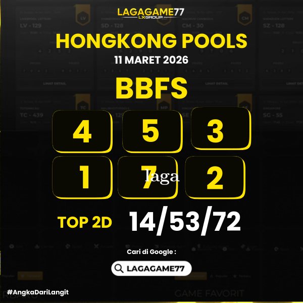 PREDIKSI HONGKONG POOLS 11 MARET 2026