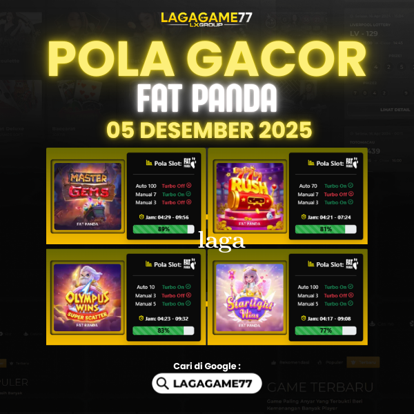 Pola Gacor Hari Ini Strategi Terbaik untuk Menang dan Maxwin