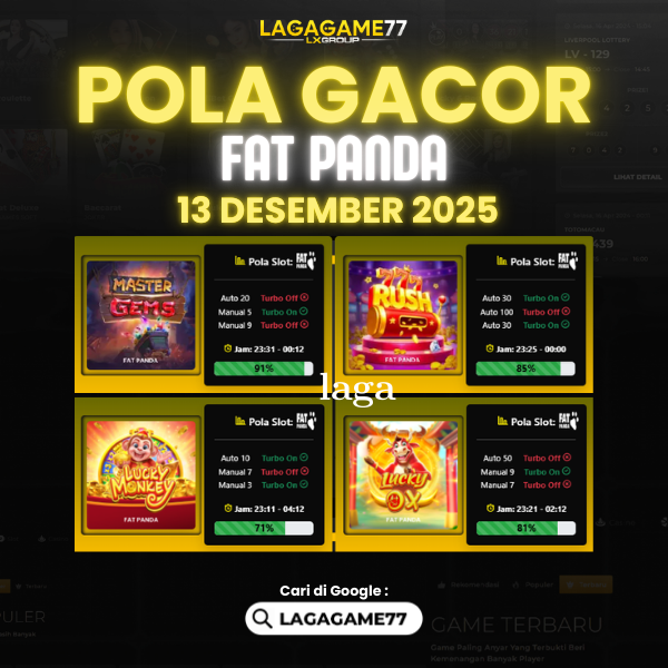 Pola Gacor Hari Ini Strategi Terbaik untuk Menang dan Maxwin