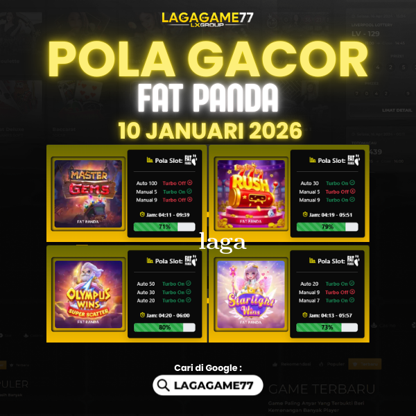 Pola Gacor Hari Ini Strategi Terbaik untuk Raih Kemenangan Maksimal