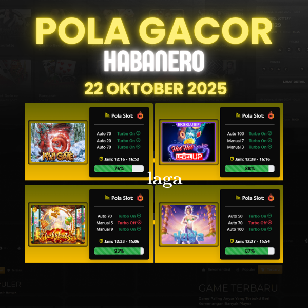 Pola Gacor Hari Ini Strategi Terbaik untuk Menang dan Maxwin