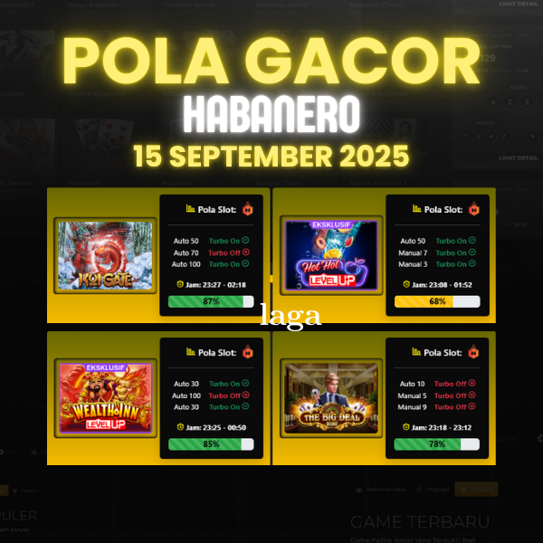 Pola Gacor Hari Ini Strategi Jitu Raih Kemenangan Maksimal