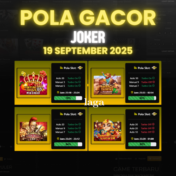 Pola Gacor Hari Ini Strategi Terbaik untuk Menang dan Maxwin