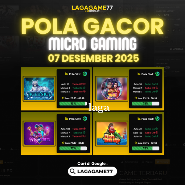 Pola Gacor Hari Ini Strategi Terbaik untuk Menang dan Maxwin