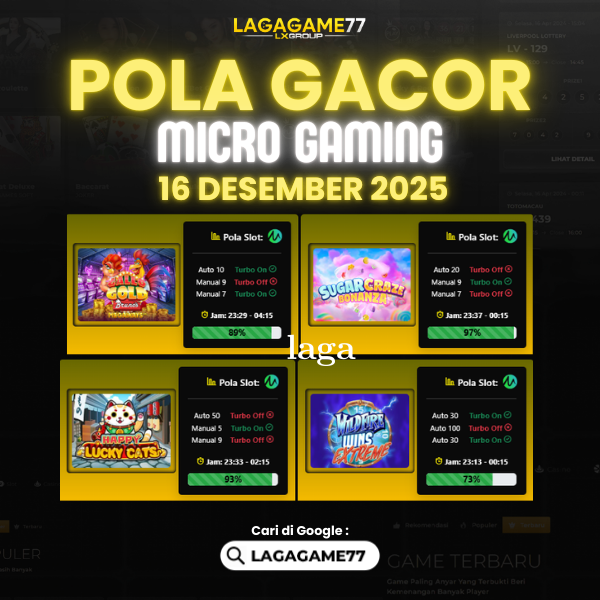 Pola Gacor Hari Ini Strategi Terbaik untuk Menang dan Maxwin