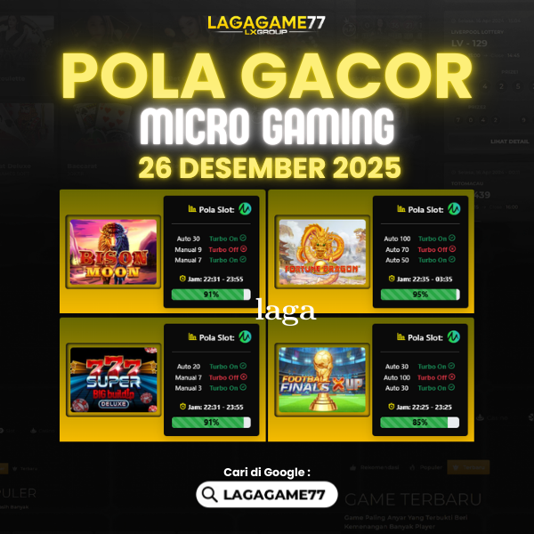 Pola Gacor Hari Ini Strategi Terbaik untuk Menang dan Maxwin