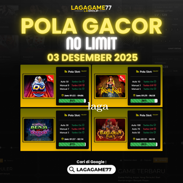 Pola Gacor Hari Ini Strategi Terbaik untuk Raih Kemenangan Maksimal