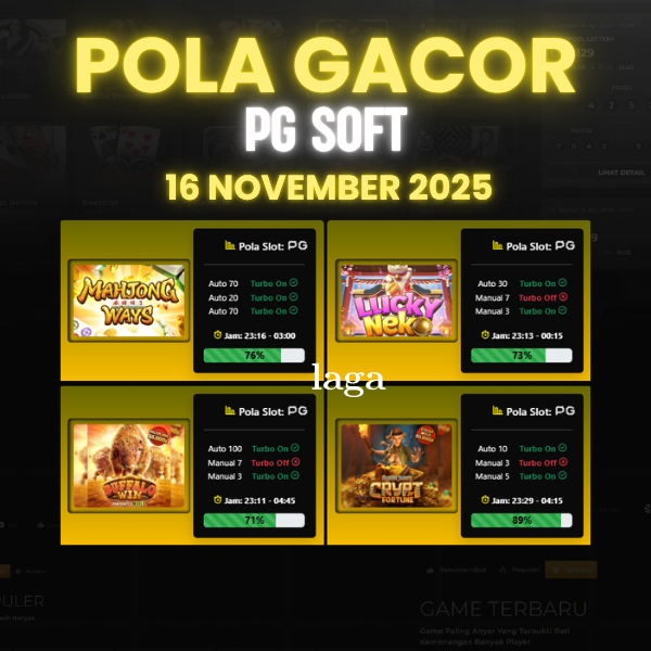 Pola Gacor Hari Ini Strategi Terbaik untuk Raih Kemenangan Maksimal