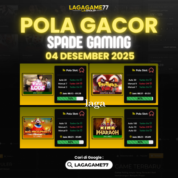 Pola Gacor Hari Ini Strategi Terbaik untuk Raih Kemenangan Maksimal