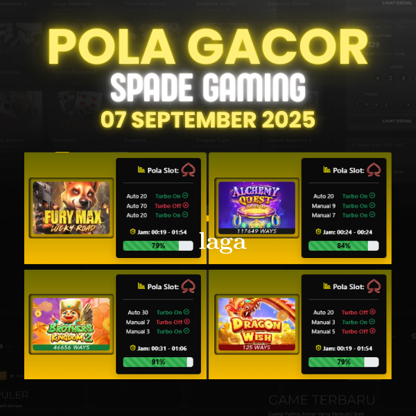 Pola Gacor Hari Ini Strategi Terbaik untuk Raih Kemenangan Maksimal