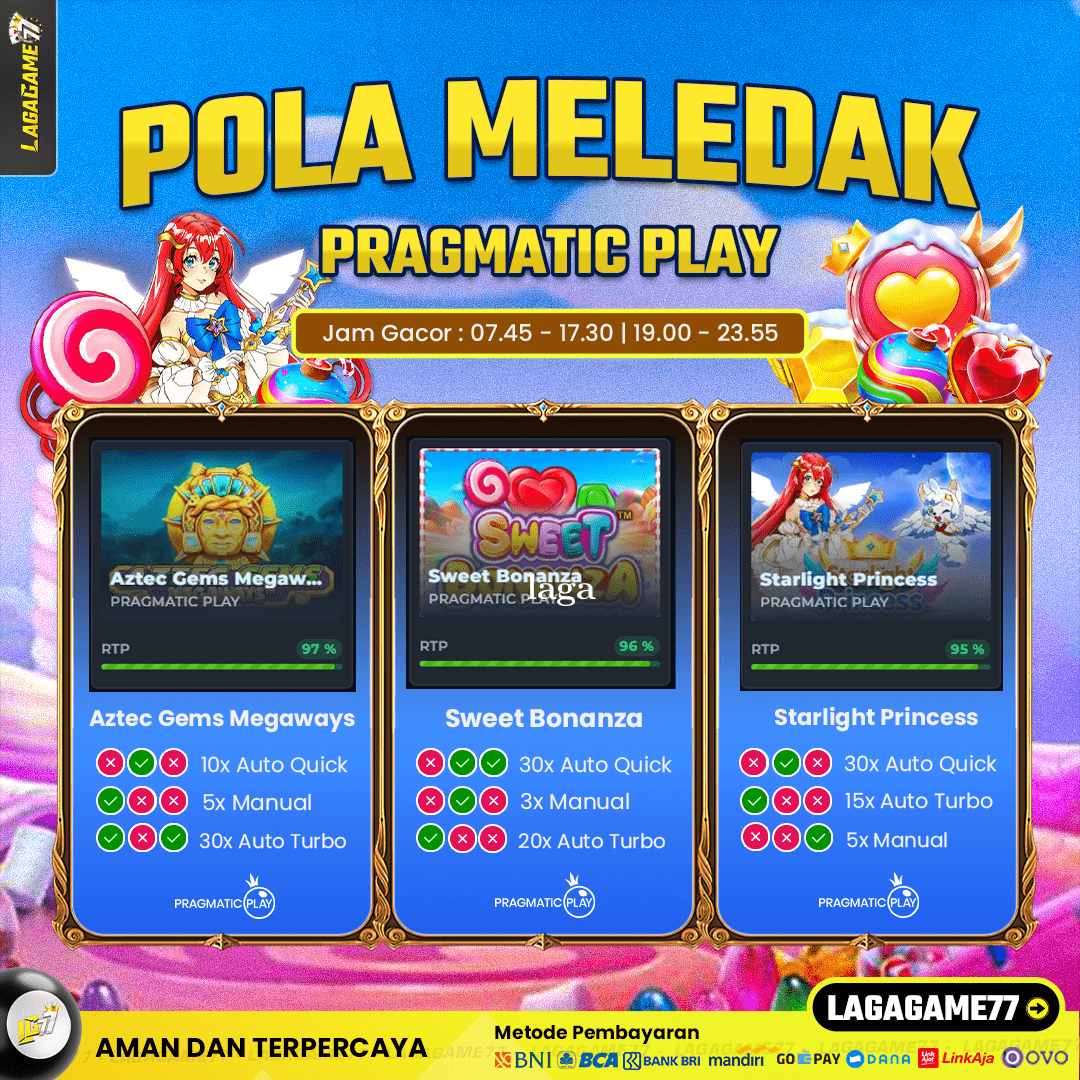 Slot Gacor hari ini udah bocor! Rugi kalau gak coba di LAGAGAME77