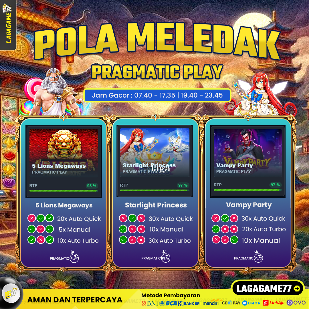 TrikMenang - Pola Gacor Hari Ini di LAGAGAME77!