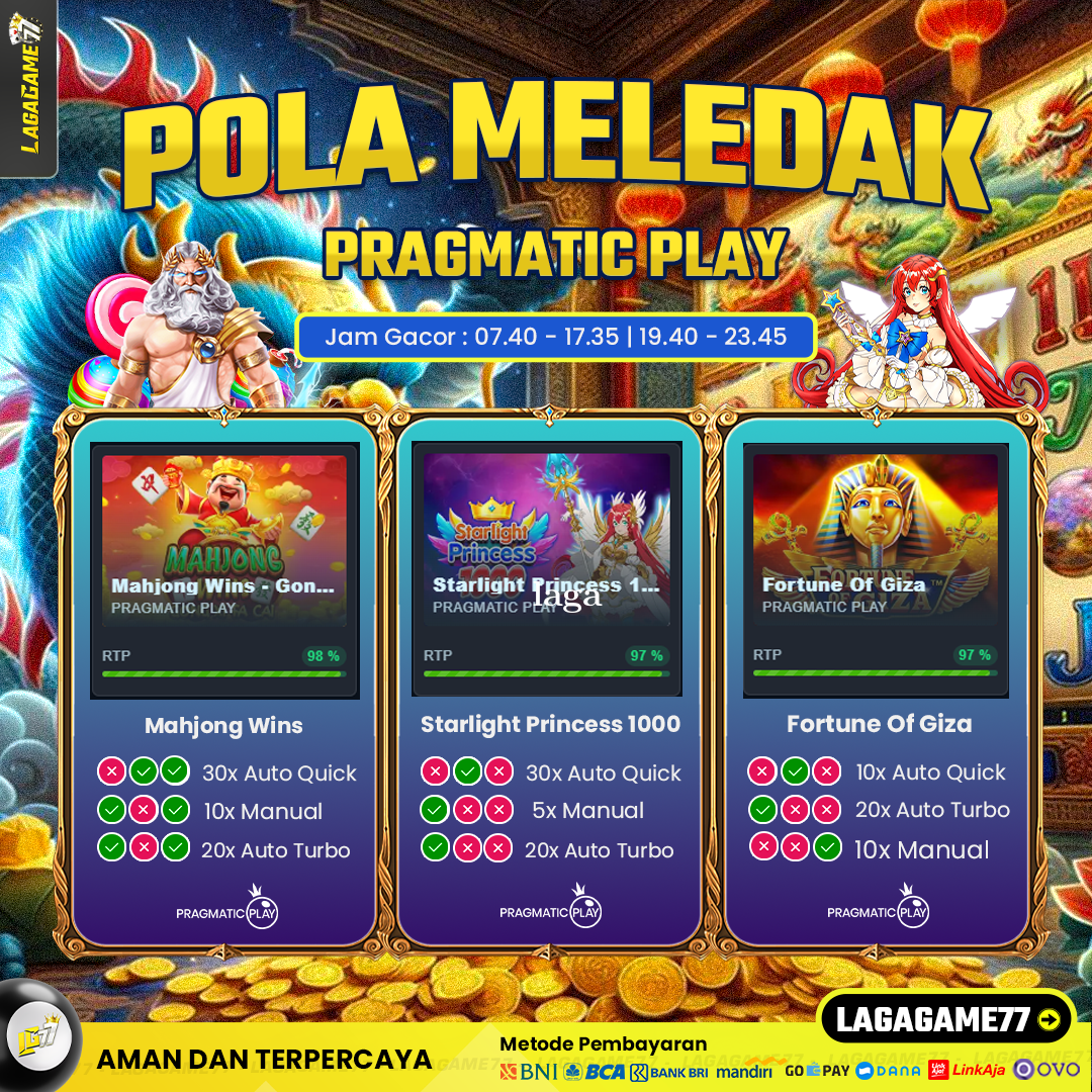 TrikMenang - Pola Gacor Hari Ini di LAGAGAME77!
