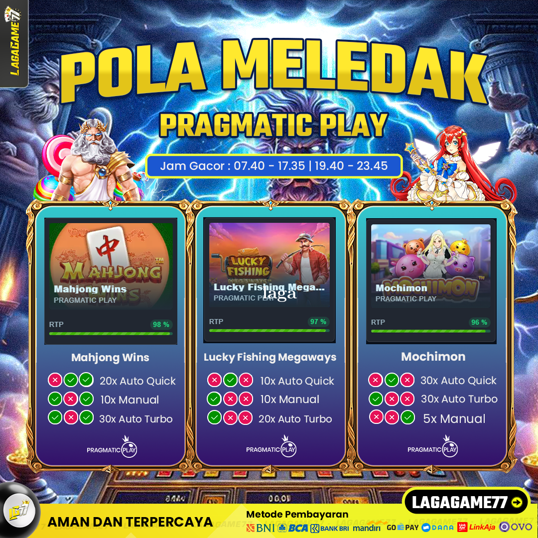 TrikMenang - Pola Gacor Hari Ini di LAGAGAME77!