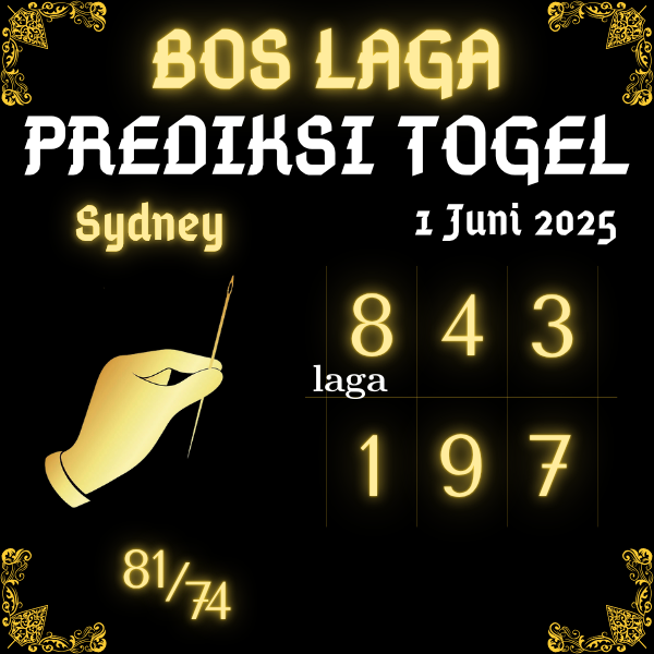 BOS LAGA - PREDIKSI ANGKA SYDNEY JITU HARI INI MINGGU 1 JUNI 2025