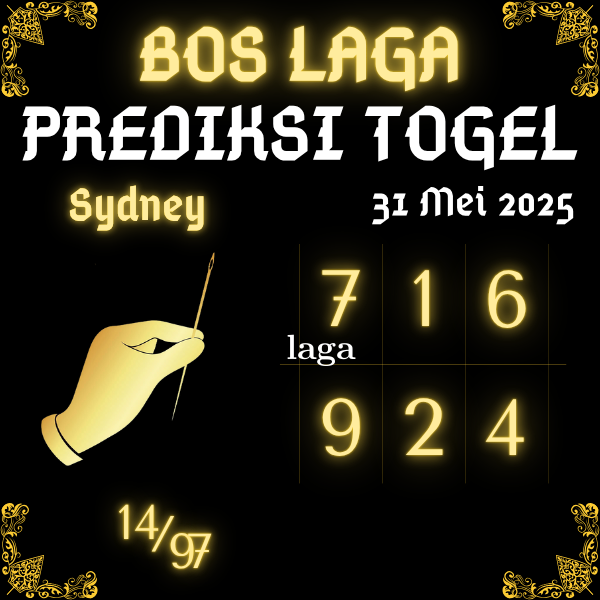 BOS LAGA - PREDIKSI ANGKA SYDNEY JITU HARI INI SABTU 31 MEI 2025
