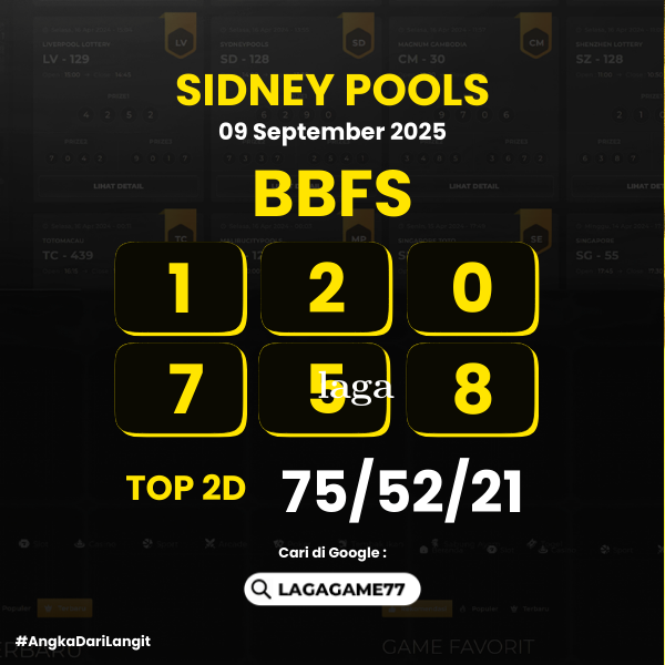 PREDIKSI SYDNEY POOLS 09 SEPTEMBER 2025