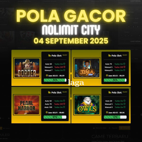 Pola Gacor Hari Ini Strategi Terbaik untuk Raih Kemenangan Maksimal