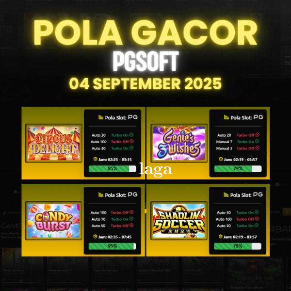 Pola Gacor Hari Ini Strategi Terbaik untuk Raih Kemenangan Maksimal