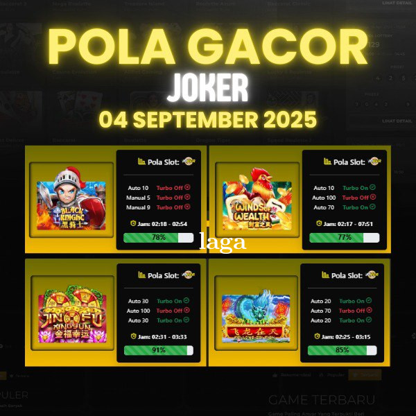 Pola Gacor Hari Ini  Rahasia Tingkatkan Peluang Kemenangan