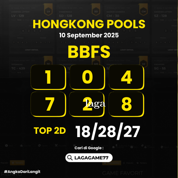 PREDIKSI HONGKONG POOLS 10 SEPTEMBER 2025