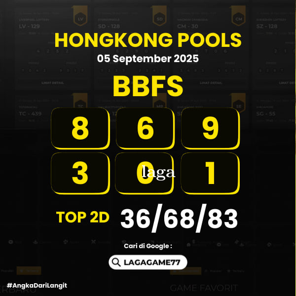 PREDIKSI HONGKONG POOLS 05 SEPTEMBER 2025